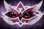 Placeholder: wings, freaky crazy evil eye with wings, laughing, flying, satan wings, dark, terror, horror