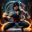 Placeholder: Fhoto full body, reality, Raw, liu kang, super magic fight with dragon, mortal combat, digital art, intricate details, powerful composition, captivating, , trending on artstation, sharp focus, studio photo, intricate details, highly detailed, by addiedigi