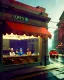 Placeholder: Scene, realistic photo, Edward Hopper style, retro futuristic, concept art, smooth, unreal engine 5, god lights, ray tracing, RTX, lumen lighting, ultra detail, volumetric lighting, 3d.