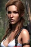 Placeholder: full body portrait Camilla Luddington face, hitomi tanaka body, lara croft clothes