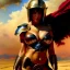 Placeholder: portrait ' Sexy Extra busty Power Girl naked ',ancient metal armor and Helmet ,painting by gaston bussiere, greg rutkowski, yoji shinkawa, yoshitaka amano, tsutomu nihei, donato giancola, tim hildebrandt, oil on canvas, cinematic composition, extreme detail,fit full head inside picture,16k