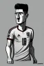 Placeholder: Robert Lewandowski Polish soccer player cartoon 2d