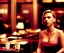 Placeholder: Scarlett Johansson in Lost in Translation, at the counter of a hotel bar, staring into space and smoking.