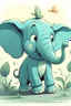 Placeholder: Art illustration deseny cartoon elephant