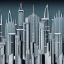 Placeholder: art deco city skyline