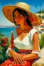 Placeholder: mexican cote d'azur woman