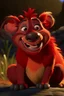 Placeholder: Pumba sitting and smiling