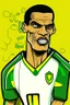 Placeholder: Rivaldo Brazilian football player cartoon 2d