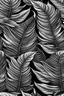 Placeholder: Create seamless banana leaf wallpaper pattern in 2d black and white simple illustrator line