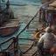 Placeholder: Insanely detailed photograph of an “arctexture plans fisherman on a dock” with intricate detailed of fishing knots, intricate embroidered clothing, hyperdetailed painting by Ismail Inceoglu Huang Guangjian and Dan Witz CGSociety ZBrush Central fantasy art album cover art,8K, hdr, romantic, mysterious, ominous, flowers, jewelry, steam,oil,cafe,street vendor,steamship,D&D