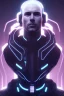 Placeholder: cyberpunk, head, men, portrai, tron