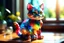 Placeholder: Cute chibi colourful Glass cat in style of Mariya Markina, digital painting; fantasy; very attractive; beautiful; high detail; cinematic postprocessing; acrylic art in sunshine