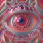 Placeholder: Optical Illusion, eye, pink orange red silver, circular Pattern render, HD, 3D , Unreal engine, solids, intricated details, vibrant colors, Unreal Engine, octane render, 8K