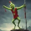 Placeholder: The crucifixion of the Grinch