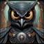 Placeholder: Cartoon art owlman ultra quality