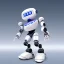 Placeholder: A realistic and nice looking robot infront of a clean background