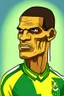 Placeholder: Rivaldo Brazilian football player cartoon 2d