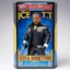 Placeholder: A photograph of a pristine action figure encased in its packaging, evoking a sense of collectible wonder, styled after a vintage toy advertisement. The box prominently displays "Ice-T" in bold, stylized lettering, with the action figure inside clearly resembling Ice-T as NYPD detective/sergeant Odafin Tutuola, possessing his iconic features confidently with a badge