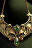 Placeholder: Jewelry design of art and nature from art nouveau