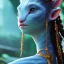 Placeholder: Pandora. It is not clear what you mean by a "makeup-wearing baby" in the context of the film Avatar. horse