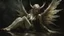 Placeholder: Demonic Elves with Wings,, Full Body Shot, Hyperrealistic, Photorealistic, Instant Details, darkness, by Raymond Swanland & Alyssa Monks & Anna Razumovskaya