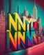 Placeholder: New York in color text