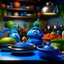 Placeholder: full shot,colorful,realistic lighting,8k,professional food processor design for a plot named 'Where did the rest of the meal go' for Pixar animated film called '165 degree planting plan',released in 2025,about a cute Blue fur ball family named 'Cam',What if make Lab from 165 degree planting plan as creative food service with reality mining,busy plumber's ideal at the stuffed doll factory,hoops travel around the world,no place to graze cattle,diver license,what a big ocean garbage disposer,exit 1