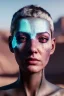 Placeholder: Fashion Portrait, logan, make up, natural busty, mad max style, glow eyes :: desert scene :: cinematic, Ultra realistic, wide angle view, soft color, highly detailed, unreal engine 5, RTX, ultra detail, volumetric lighting, 3d, finely drawn, high definition.