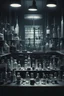 Placeholder: dark and foreboding laboratory setting, highlighting the ethical concerns associated with animal testing.