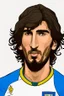 Placeholder: Sandro Tonali Italian soccer player cartoon 2d