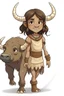 Placeholder: minotaur girl inuit brown