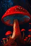 Placeholder: Red Magical mushroom by van gogh