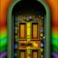 Placeholder: door, some psychedelic mushrooms never seen before photography