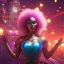 Placeholder: cosmic woman,highly detailed, hyper-detailed, beautifully color-coded, insane details, city scape ,Ultra realistic mad max scene. clown man, color smoke fog, waist up view, Wes Anderson style, happy, highly detailed, concept art, unreal engine 5, god rays, ray tracing, RTX, lumen lighting, ultra detail, volumetric lighting, 3d, finely drawn, high definition, high resolution.