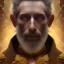 Placeholder: Ultra detailed fullbody Portrait in oil on canvas of character male sorcerer Merlín ,wizard dress,extremely detailed digital painting,ultrarealistic skin,intense stare, extremely detailed face, crystal clear eyes, mystical colors ,perfectly centered image, perfect composition, rim light, beautiful lighting,masterpiece ,8k, stunning scene, raytracing, anatomically correct, in the style by Assassin’s Creed, by artgerm, by Kilian Eng