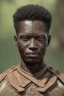 Placeholder: african head portrait, warrior costume, village, meditation, woods, galaxy sky, 8k quality