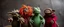 Placeholder: masterfully knitted Hobgoblin ,Gnoll ,Troglodyte and Lizard Man muppet puppet band