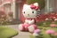 Placeholder: Extreme detailed photorealistic composition,ultra high quality.ultra detailed 3d illustration of Hello Kitty cartoon style., pixar -disney -weba style, unreal engine rendering, 64k Ultra high definition details