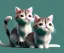 Placeholder: cute cat illustration isolated คมชัด