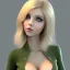 Placeholder: Luanne is petite and shapely with chest-length blonde hair.She’s often considered a particularly beautiful young woman with rather large breasts. She has large eyes, full lips, and stands at 5'4". Luanne's usual outfit is a green crop top that exposes her midriff and tight, knee length, orange palazzo shorts. She also is seen wearing a tight orange shirt and mid-blue jeans with a brown belt.