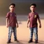 Placeholder: Achraf Hakimi toddler, full body, dramatic lighting, hyper realistic