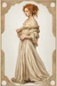 Placeholder: portrait of a renaissance renaissance woman botticelli style on a white background