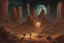 Placeholder: night, cosmic and epic influence, fantasy, biometric, movie wallpaper influence, rocks, mountains, sci-fi, walter leistikow, hans am ende, and ernest welvaert impressionism paintings