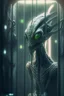 Placeholder: Alien in prison ,highly detailed, artstation, sharp focus,4k