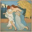 Placeholder: [estampe, by Maurice Denis] Jacob wrestling with angel
