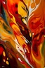 Placeholder: Liquid abstract painting, Autumn Splendor, Liquid pattern