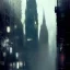 Placeholder:  Gotham city, Neogothic architecture by Jeremy mann, point perspective,
