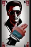 Placeholder: elvis as the mafia godfather wearing gloves, balcony on casino top floor, 4k, trending art, weird perspective, realism, spray paint, detailed