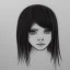 Placeholder: Pencil sketch of emo girl