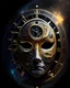 Placeholder: A cosmic mask representing the balance of light and darkness A cosmic clock ticking away the eons